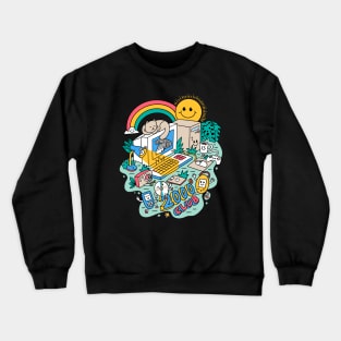 2000s Club Crewneck Sweatshirt